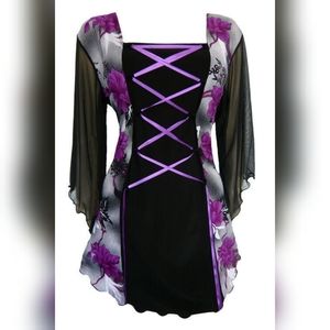 Dare to Wear 2X Mandarin Top 16 18